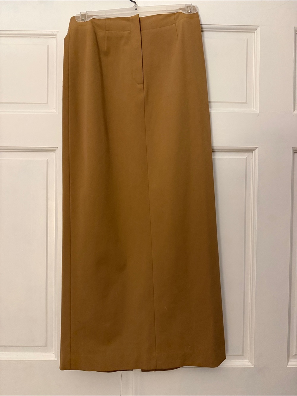 Caslon Long Straight Maxi Skirt in Camel